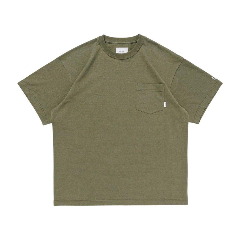 WTAPS - Wtaps Muddy 01 / Ss / Cotton 軍綠色短袖小口袋251ATDT-CSM32
