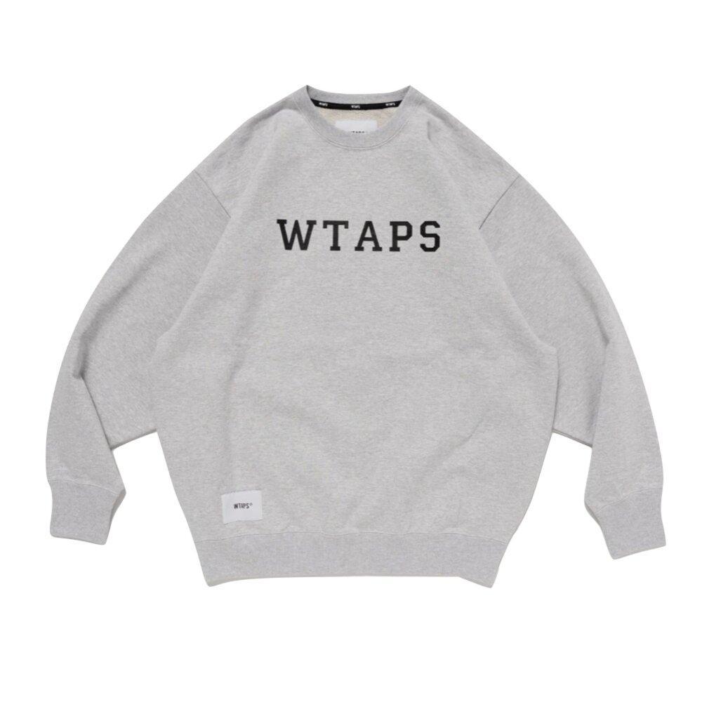 【即日発送】WTAPS PRTC SWEATER COTTON M グレー 即日発送】WTAPS PRTC SWEATER COTTON M グレー