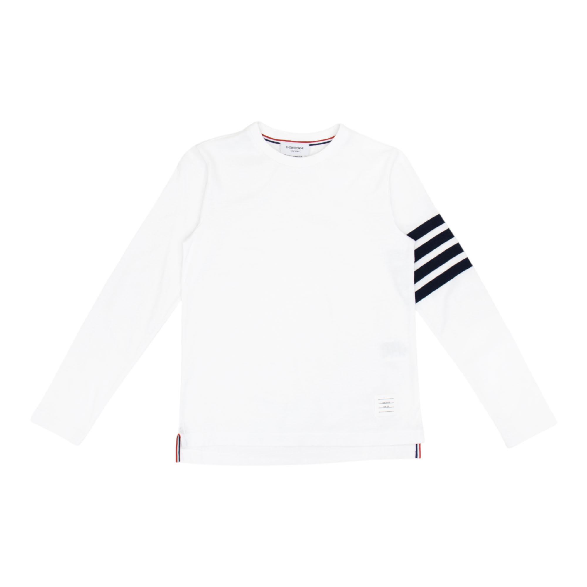 THOM BROWNE. 長袖カットソー　1 Thom Browne Kids - THOM BROWNE Kids BK 長袖T恤- BreezeOnline 微風